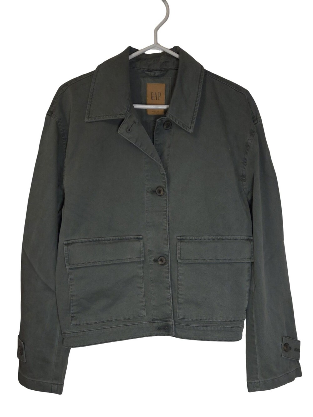NWT Gap Utility Jacket, Khaki Green, Medium Tall